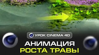 Анимация роста травы. Урок в Cinema4D (Без плагинов)