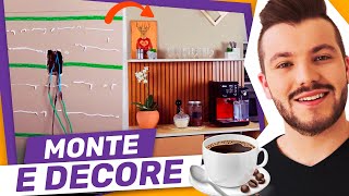 DIY: MONTEI UM CANTINHO DO CAFÉ DO ZERO GASTANDO POUCO! | Eduardo Wizard