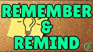 "Remember & Remind" - TDC Sunday Morning Worship Service - May 26, 2024