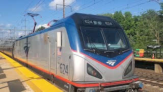 Classic Shave & A Haircut–ACS-64 #624– Northeast Regional Departs Princeton Junction!!