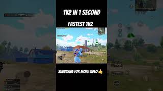 Fastest 1v2 #pubgmobile #bgmi #battleroyalegame #shorts