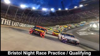 NASCAR Cup Series Bass Pro Shops Night Race at Bristol Practice/Qualifying Live Commentary