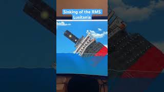 Sinking of the Rms Lusitania #titanic #nostalgia #sad #animation #oceanliners #1912 #ships #shorts