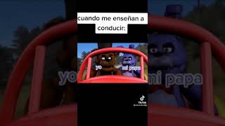 Freddy aprendiendo a conducir