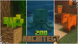 Zoo Architect (Minecraft Mod Showcase) | Mod With Tons of New Animals | Forge 1.18/1.19