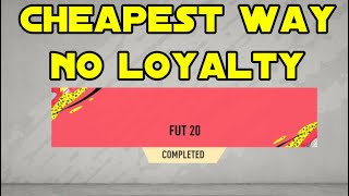 FUT 20 SBC! CHEAPEST SOLUTION - NO LOYALTY (FIFA 20 SBC)