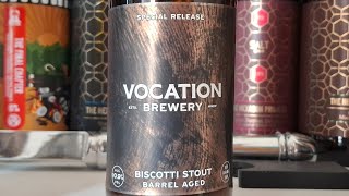 Vocation: Biscotti Stout Barrel Aged