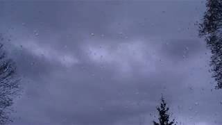 Tuesday December 5 2017 Time Lapse Sky Clouds Daytime Connecticut Filmed South Mild Rainy Cloudy Day