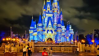 Fireworks at Magic Kingdom castle | Florida