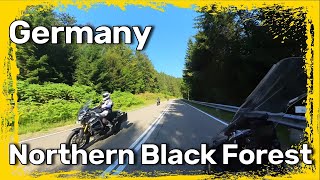 Best motorcycle roads of Germany - L564 - B500 (Black Forest north) - motorcycle touring in Europe