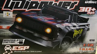 cheer wing 1:16 brushless drift truck ( UDIRC 1601 brushless) test run