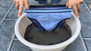 Amazing ideas from underwear. The best way to make it from cement and recycle underwear. DIY pots