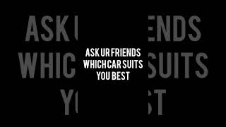 ask your friends which car suits you best #cars #shorts #jdmcars #supercars #germancars