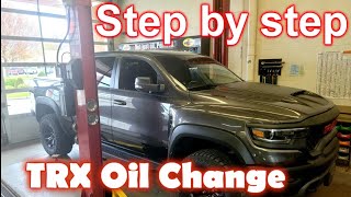 Ram TRX Oil Change Tutorial