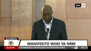 LIVE: MANIFESITO WIIKI YA NRM - MINISITULE Y'EBYOBULAMBUZI ERAMBULULA  | THURSDAY 21ST - NOV - 2024