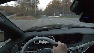 Drive on Japanese road 2（mercedes bezn S550 POV 4K）