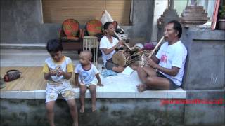 Playing Balinese Flute at Home