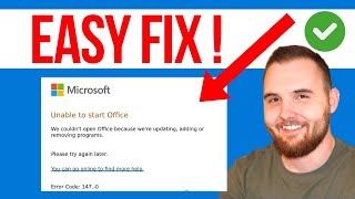 How to Fix Unable to Start Office Error Code 147-0 - Microsoft Office (QUICK GUIDE)