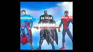 Batman vs Spider-Man vs Superman #dcedit #batman #batmanedit #edit