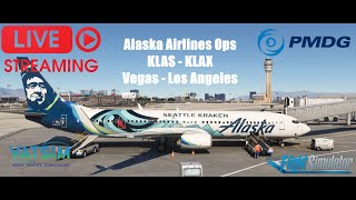 ✈️ Alaska Airlines Ops! ✈️ Las Vegas KLAS- KLAX Los Angeles | 737-900ER | VATSIM