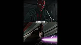 Darth Maul vs Mace Windu