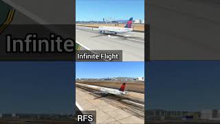 Infinite Flight VS RFS 🔥 - Which is truly better? (Comment below)