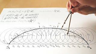 4K Что такое циклоида, cycloid curve construction