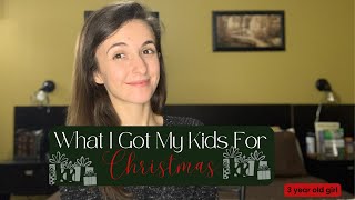 What I Got My Kids For Christmas || 3 Year Old Girl