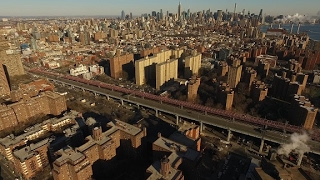 Drone Flying Around LES Manhattan (DJI Phantom 3)