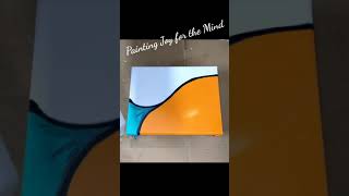 abstract painting - how to Create depth by shading and highlighting #shorts