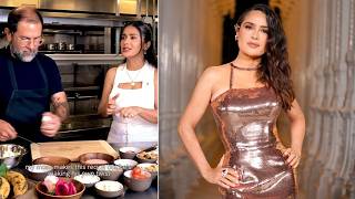 Salma Hayek pairs up with a chef to prepare delicious recipe from Like Water for Chocolate