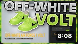 HOW TO MAKE Off-White Air Force 1"Volt" IN NBA 2K23! NBA 2K23 Shoe Creator