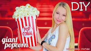 How To Make A Giant Popcorn Storage Bucket – DIY Giant Non-edible Popcorn