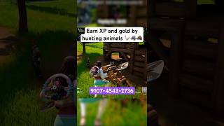 Hunting and fishing in Fortnite #shorts #memes #trending