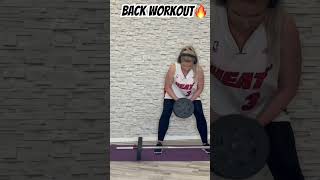 BACK WORKOUT AT HOME 🔥 #fitnessmotivation #athomeworkout #homeworkouts #strengthtraining