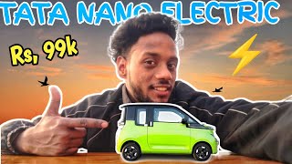 Tata Nano Electric Car launch Under 1 lakh rupees | Nano Electric car launched 2024 in india