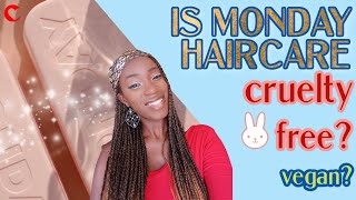 Is Monday Haircare Cruelty Free? | Is Monday Haircare Vegan?