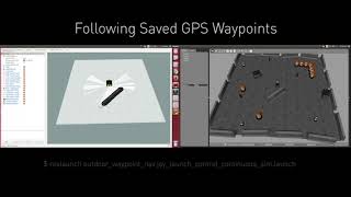 GPS Waypoint Navigation Continuous Sim