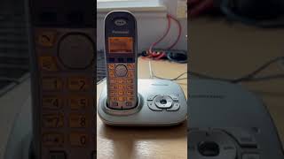 Panasonic phone ringing