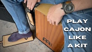 How to play a cajon like a drum kit