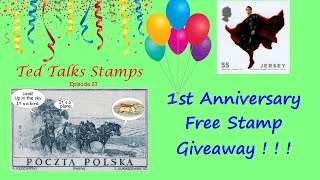 Ep. 27 - Ted Talks Stamps 1st Anniversary Stamp Giveaway