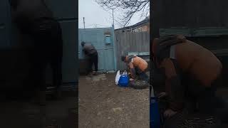 Помогли сумки донести