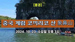 [풍경] 중국 계림 코끼리코 산 象鼻山 🐘 2024. 10. 23. 수요일 오후 3시 촬영 📽️