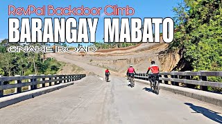 REVPAL BACKDOOR CLIMB | Barangay Mabato | Snake Road