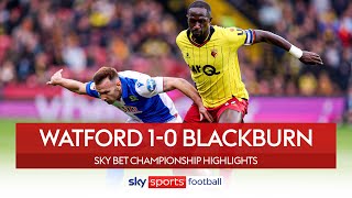 Kayembe punishes wasteful Rovers 🟡 | Watford 1-0 Blackburn | Championship Highlights