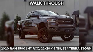 2020 Ram 1500, 6" Rough Country Suspension, 22x10 TIS Wheels ,35" Terra Storm Tires | Walk Through |