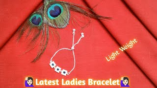 Elegance in Every Link: Exploring Silver Ladies Bracelets ll Latest Fancy Silver Bracelet ll KLKVN