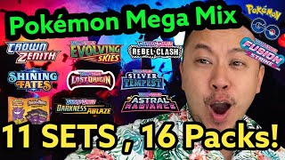 Big Pokemon Card Opening 11 Sets 16 Packs!! #pokemon #cardopening #pokemonopening