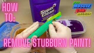 How To: Remove Stubborn Paint from a Model Body!