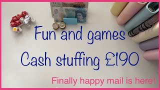 Extra cash stuffing £190 * Games and savings challenges * All the dice games * Happy Happy Mail 💕